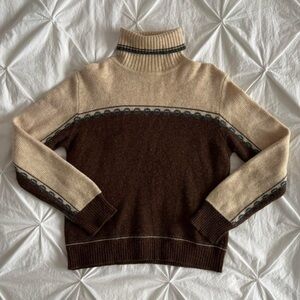 pinnacle turtle neck knit sweater